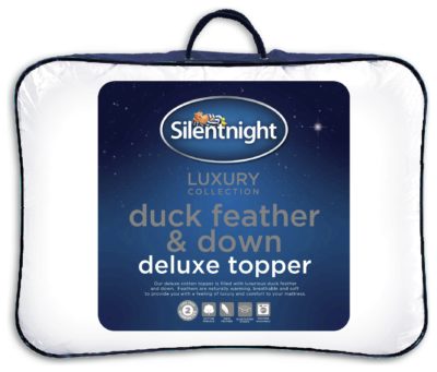 Silentnight Duck Feather Down Mattress Topper - Double.